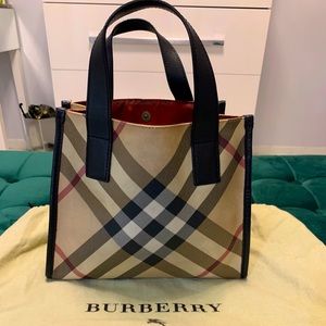 Authentic Burberry Novacheck Small Tote